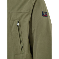 Green Polyester Coat