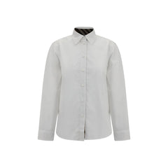 White Cotton Dress Shirt