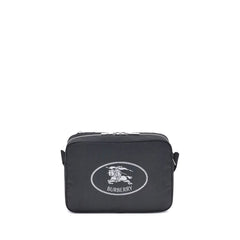 Black Polyester Shoulder Bag