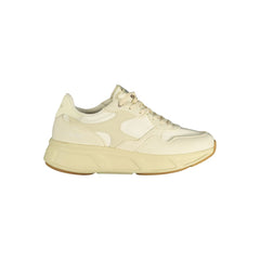 Beige Polyurethane Women Sneaker
