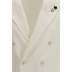 White Cotton Blazer