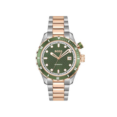 Gray Stainless Steel Dress Watch