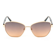 نظارات شمسية معدنية ذهبية