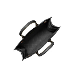 حقيبة يد جلدية سوداء