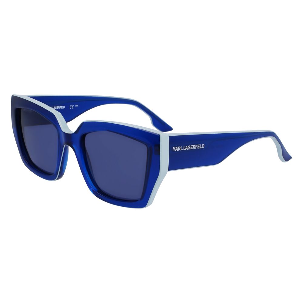 Blue Injected Sunglasses