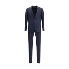 Blue Wool Two-Piece Suit