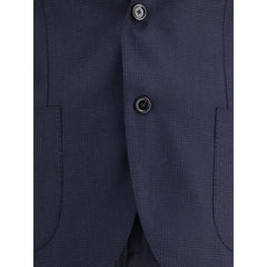 Blue Wool Two-Piece Suit