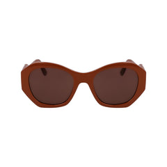 نظارات شمسية بنية اللون