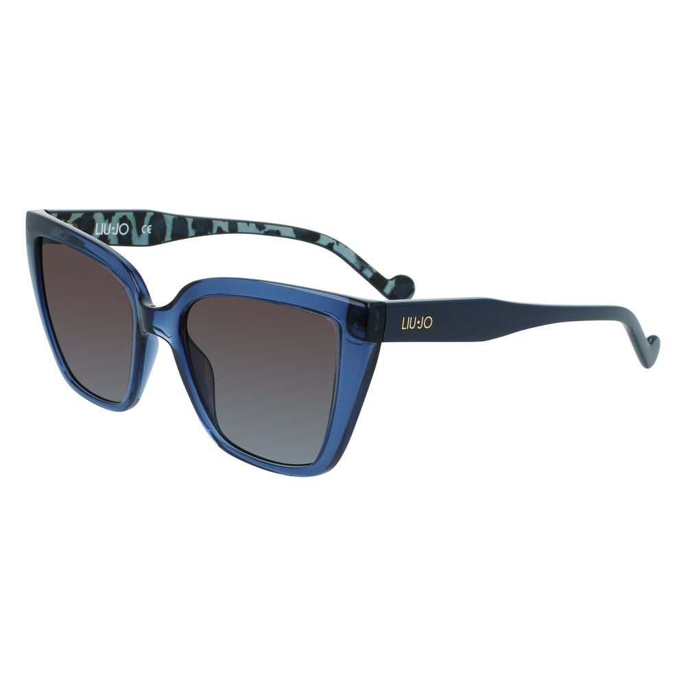 Blue Injected Sunglasses