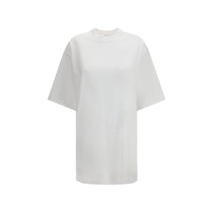White Cotton Long Sleeve T-Shirt
