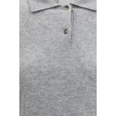 Gray Cashmere Shortsleeve Shirt