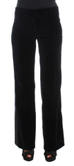 Black Viscose Pants