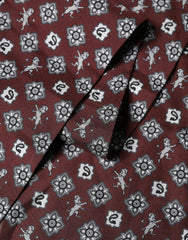 Bordeaux Silk Fringe Shawl Neck Wrap 142cm X 15.5cm  Scarf