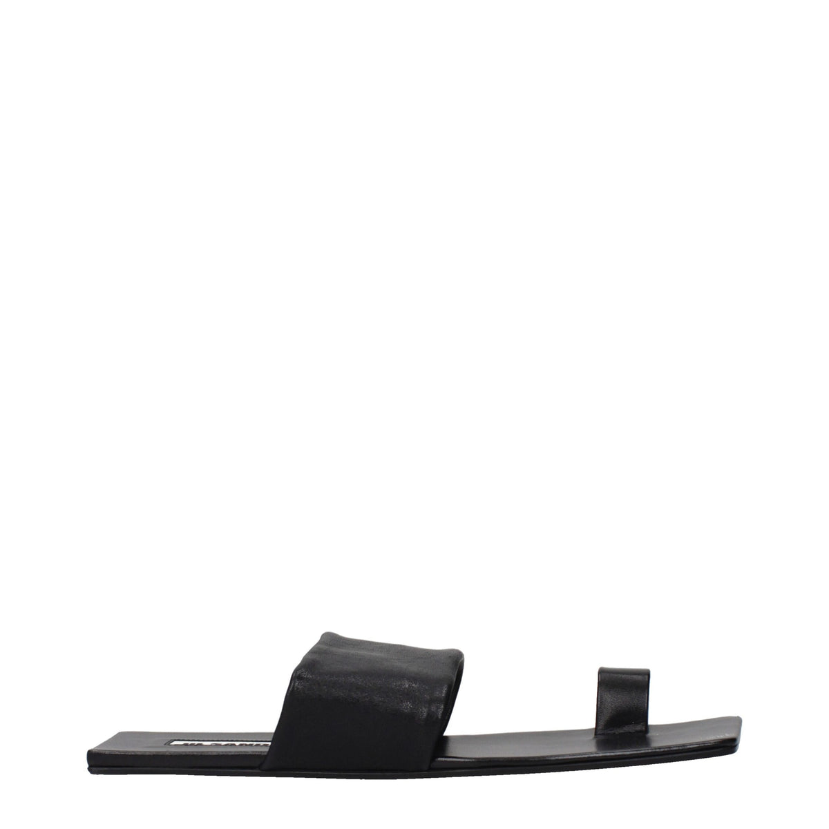 Black Leather Sandals