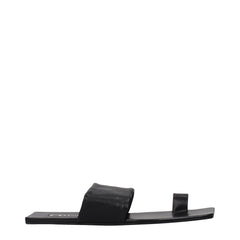 Black Leather Sandals