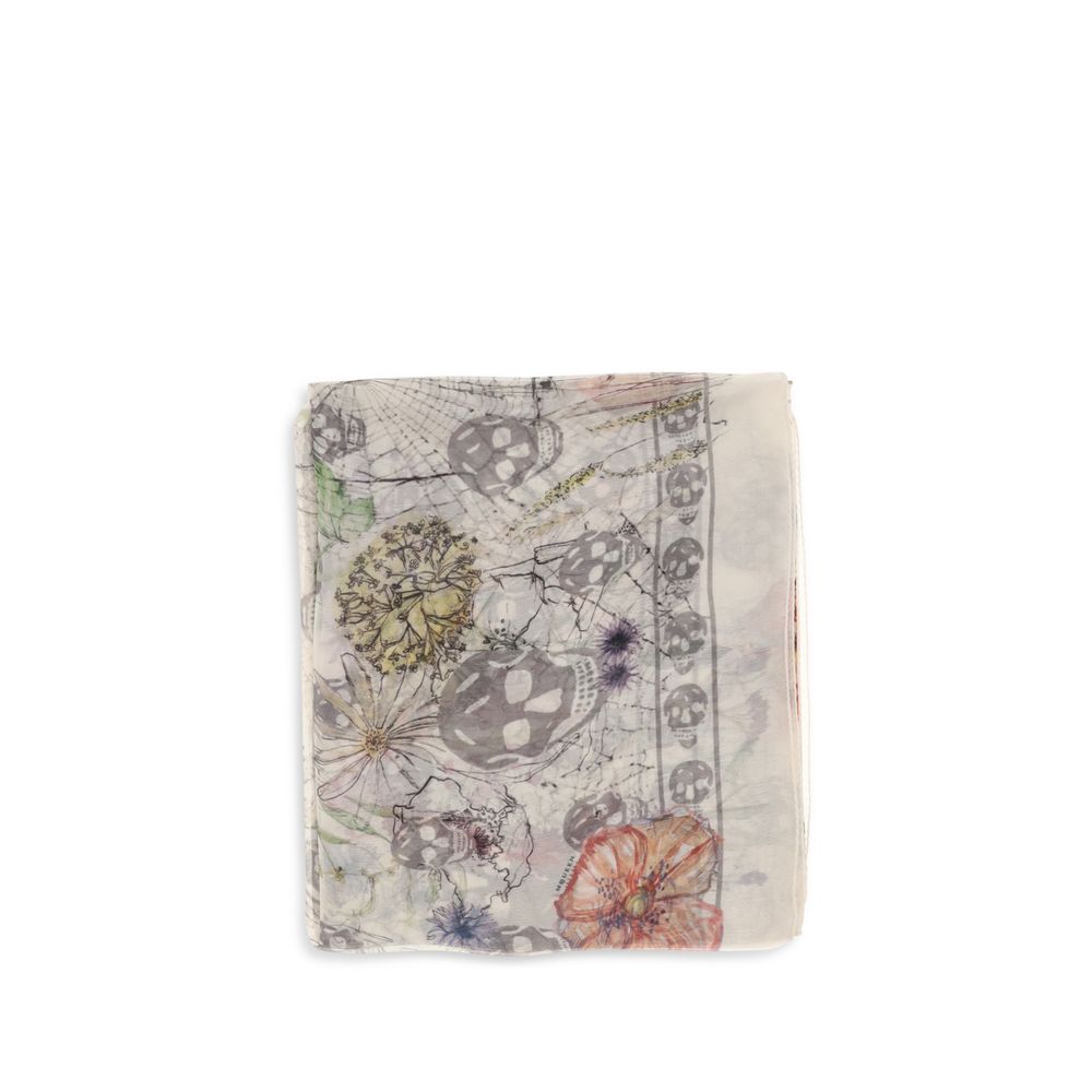 وشاح حريري بيج