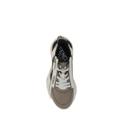 Brown Calf Leather Bos Taurus Athletic Sneakers