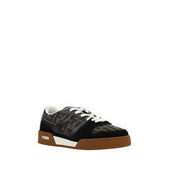 Brown Rubber Low Top Sneakers