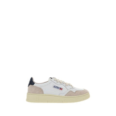 White Rubber Low Top Sneakers