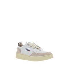 White Rubber Low Top Sneakers