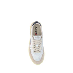 White Rubber Low Top Sneakers