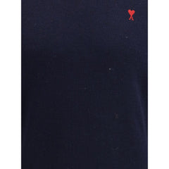 Blue Merino Wool Sweatshirt