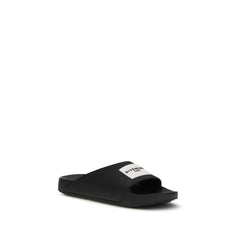 Black Rubber Sandals