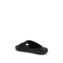 Black Rubber Sandals