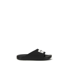 Black Rubber Slippers