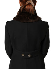 Brown Fur Shoulder Collar Neck Wrap 60cm x 14cm Scarf