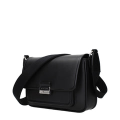 Black Leather Crossbody Bag