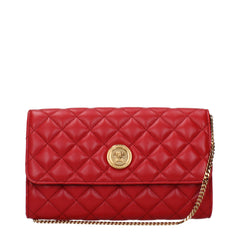Red Leather Clutch Bag