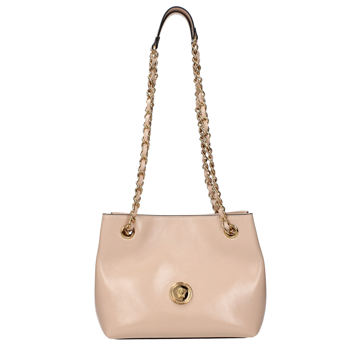 Pink Leather Shoulder Bag