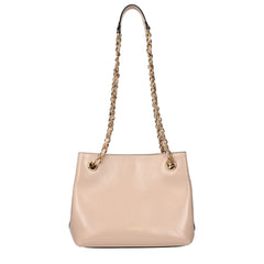 Pink Leather Shoulder Bag