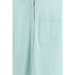 Blue Cashmere Dress Shirt