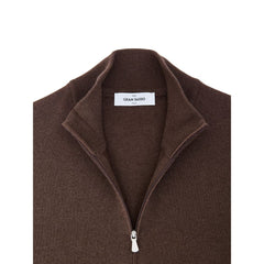 Brown Wool Cardigan