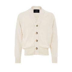 White Cotton Cardigan