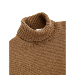 Brown Wool Turtleneck