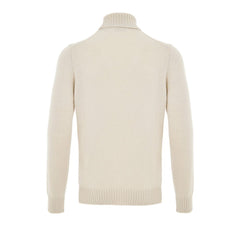 Beige Wool Turtleneck
