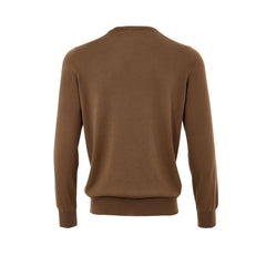Brown Silk Sweatshirt