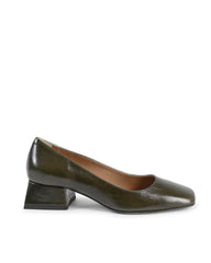 Bicolor Leather Ballet Flats