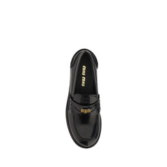 Black Calf Leather Bos Taurus Slip-On Loafers