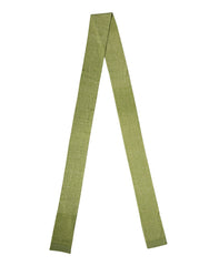 Green Cashmere Knitted Neck Foulard 280cm x11cm Men Scarf