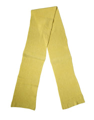 Yellow Cotton Knitted Neck Foulard 270cm x 31cm  Men Scarf