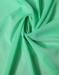 Green Silk Neck Wrap Shawl Stole 200cm x 64cm  Scarf