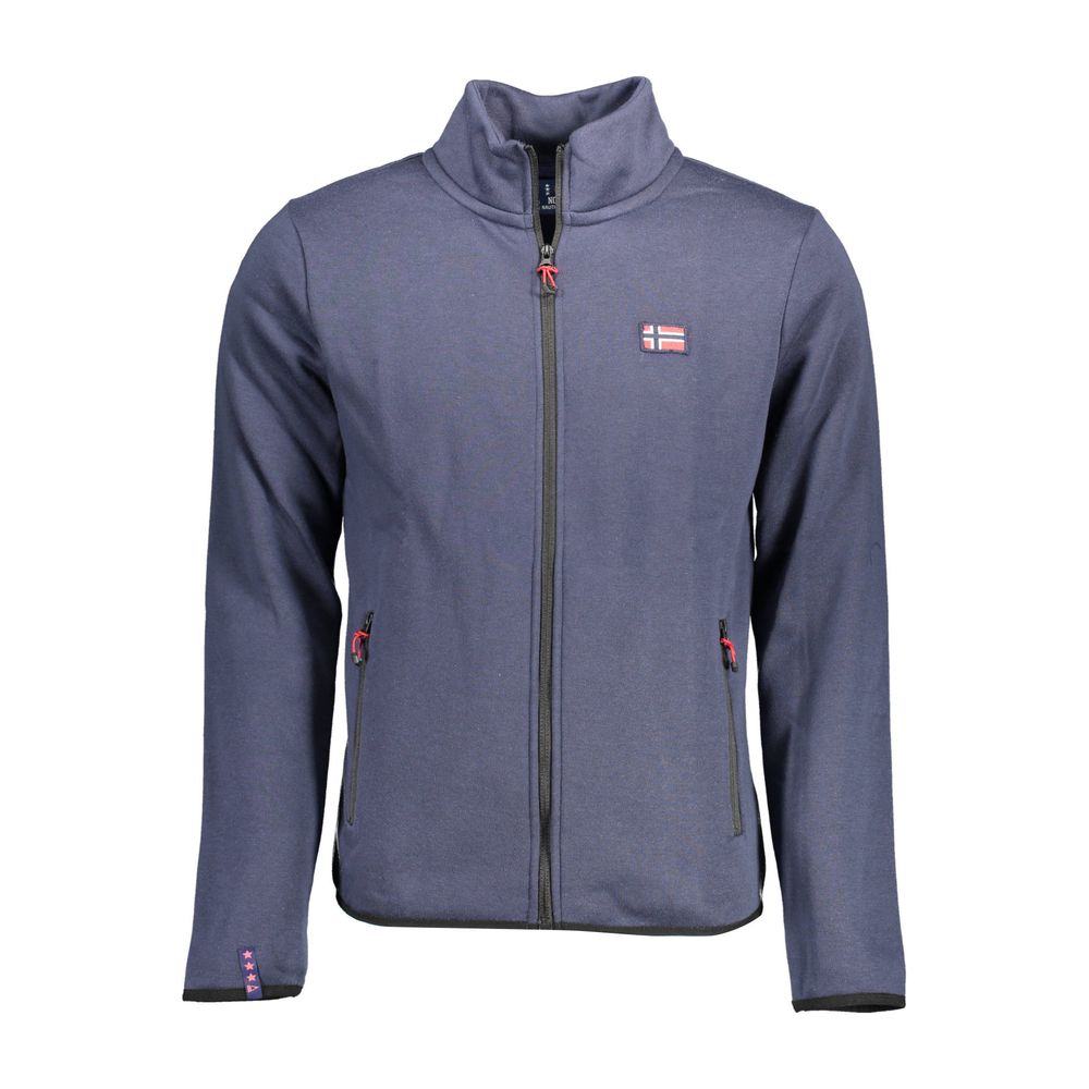 Blue Cotton Men's Sweatshirt