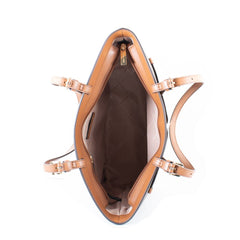 Brown Canvas Shoulder Bag