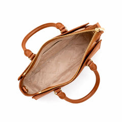 Brown Canvas Handbag