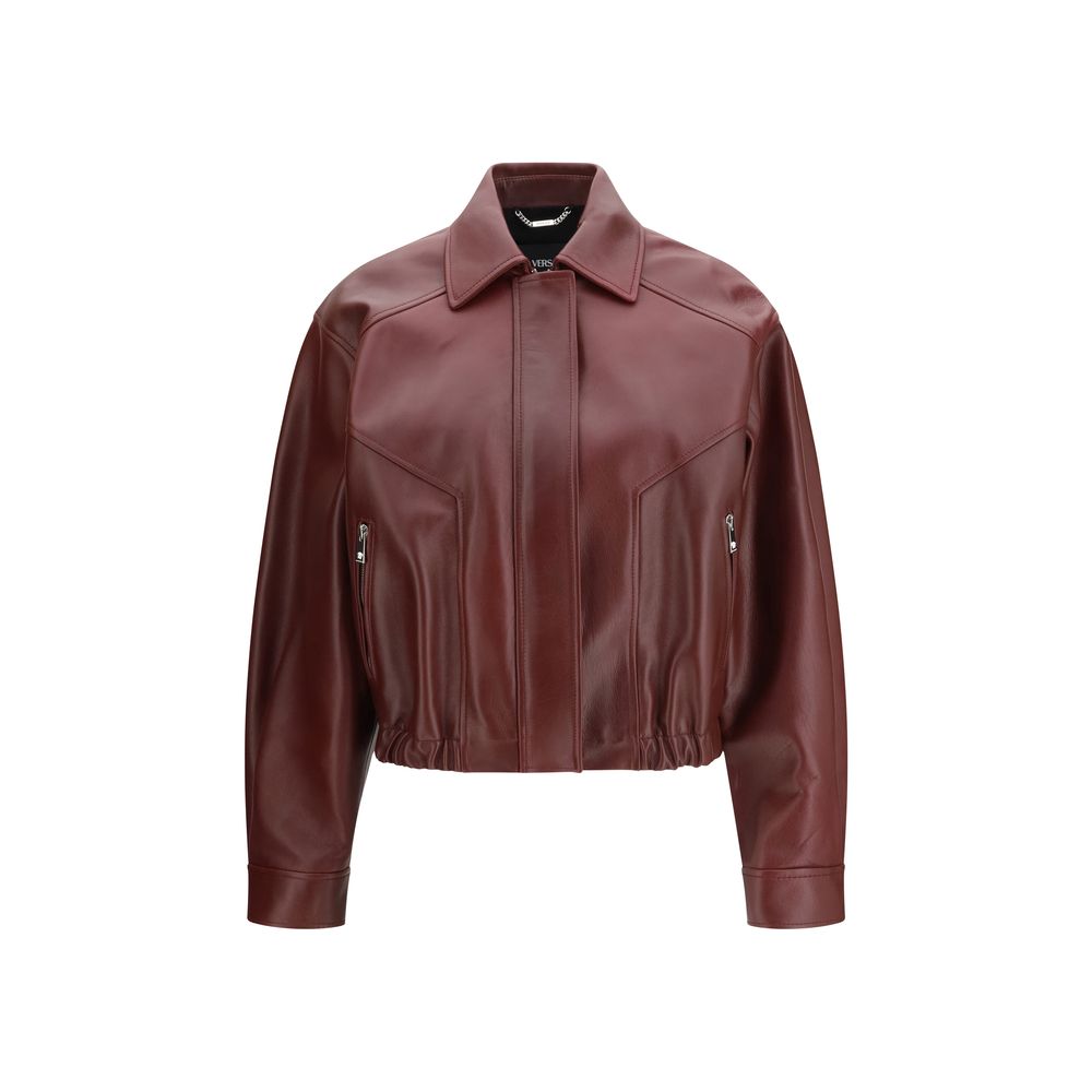 Bordeaux Leather Jacket