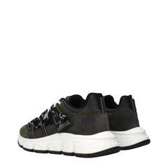 Gray Leather Sneakers